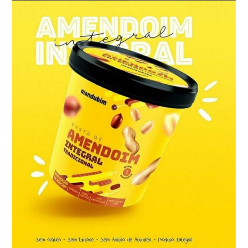 Pasta De Amendoim Integral 1kg - Mandubim - Espaço Saudável Alimentos -  Novo Mercadão da Cidade de Ribeirão Preto