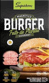 Magnífico Burger Feito de Plantas Gourmet Vegan 227g Superbom