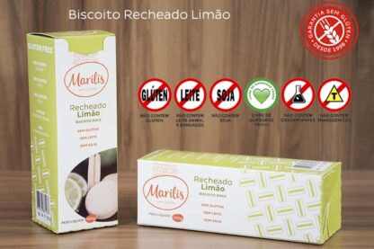 BISCOITO RECHEADO LIMÃO 100g Marilis (BR) (VALIDADE: 13/07)