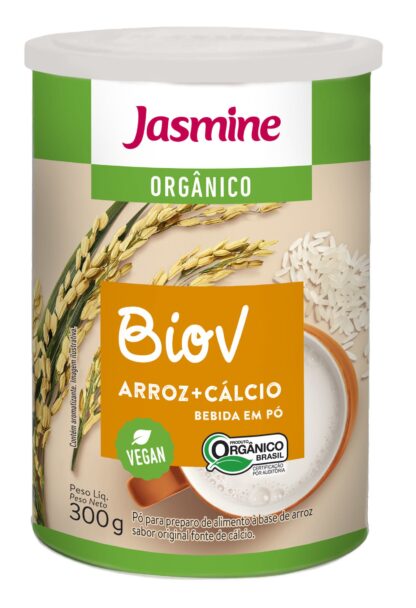BioV Arroz + Cálcio Bebida em Pó 300g Jasmine (BR)