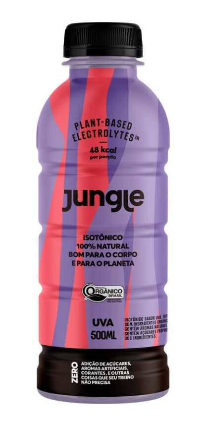 Jungle uva 500ml Plant Based Isotônico Natural