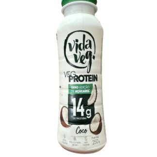Iogurte Proteico 14g sabor Coco SEM ADIÇÃO DE AÇÚCAR 250g Vida Veg (VALIDADE: 07/06/26)