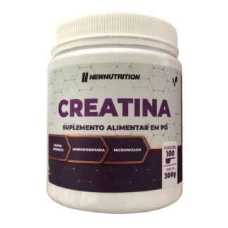 Creatina Monohidratada Micronizada em Pó 300g New Nutrition (VALIDADE: AGOSTO/2027)