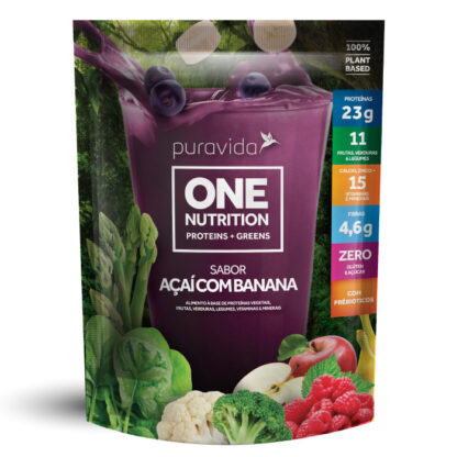 One Nutrition Sabor Açaí c/Banana 450g Pura Vida (BR)