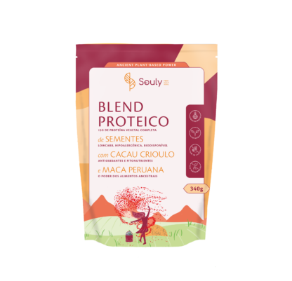 Blend Proteico com Cacau e Maca Peruana Souly 340g (BR)