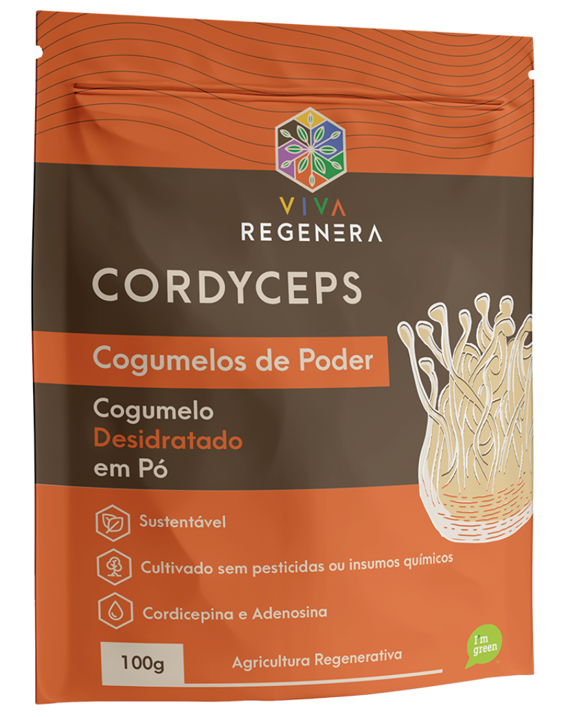 Cordyceps Cogumelos de Poder Viva Regenera 100 g (BR)