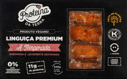 Linguiça Premium "A temperada" 340g - Proteína da Terra