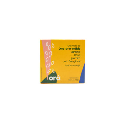 Chá Misto de Ora-pro-nóbis sabor Laranja ORÁ 15g - 10 sachês (BR)