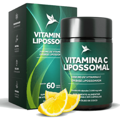 Vitamina C Lipossomal 60 Cápsulas Pura Vida (BR)