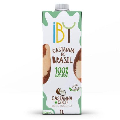 Leite Vegetal Castanha do Brasil Castanha + Coco 1L IBY (BR)