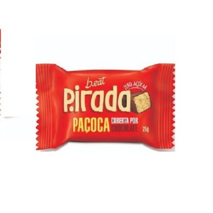 P.irada paçoca coberta com chocolate 25g B.eat (BR)
