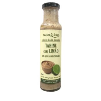 Molho p/Salada - Tahine com Limão - 250ml - Puro & Leve