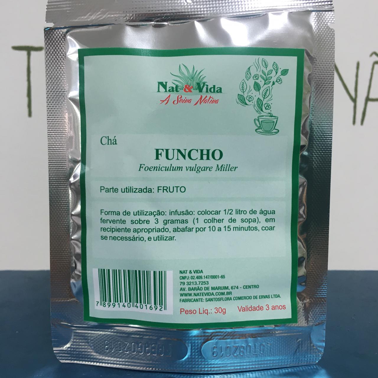 Chá de Funcho 30g Nat&vida (BR) – Mercato Verde– Loja de Produtos