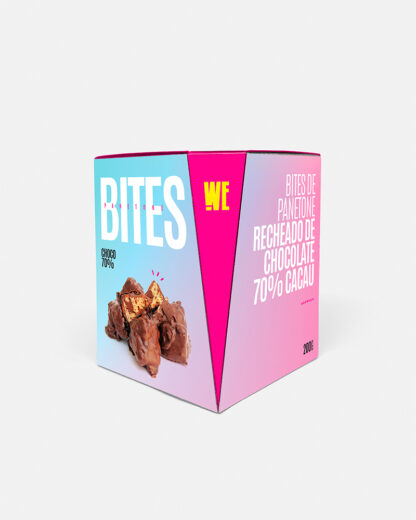 Bites de Panetone Chocolate 70% 200g We Nutz