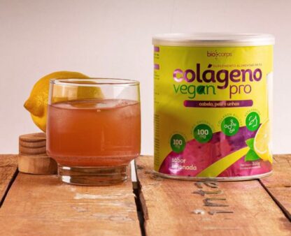 Pro colágeno vegan limão 330g com 100mg ácido hialurônico + 100mg de acido Ortosilíssico - Biocorps (BR) - PROMOÇÃO DE LANÇAMENTO  (VALIDADE: 04/11/2023) - Image 2