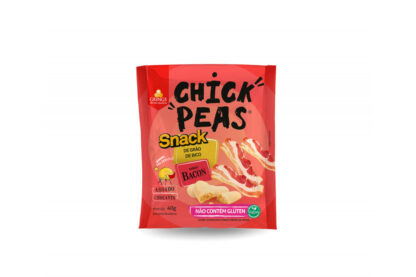 Snack Chick Peas de Grão de Bico Sabor "Bacon" 40g Grings (BR)