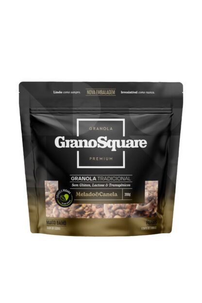 Granola Premium Tradicional Melado & Canela 200g - GranoSquare (BR)