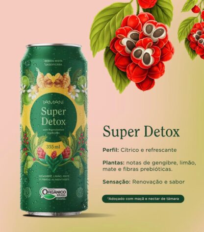 Super Detox 355ml - Bebida Mista Gaseificada - IAMANI