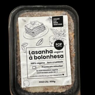 Lasanha Bolonhesa 500g Pop Vegan (congelada)