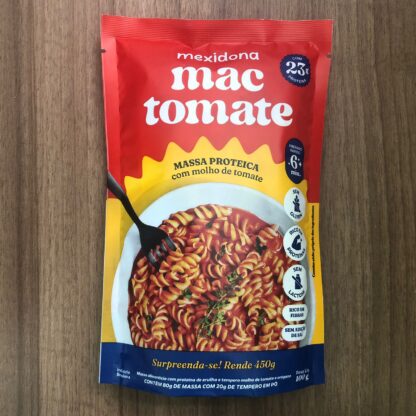 Massa Protéica c/molho de tomate - MAC COGUMELO 100g - Mexidona (23g de proteína)
