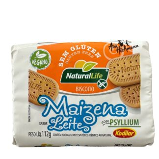 Biscoito de Maizena Sabor Leite (Vegano & Sem Glúten) 112g - Natural Life